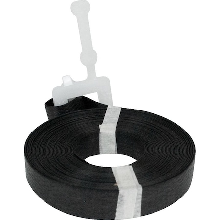 Encore Packaging Pre Cuts 1/2 x 17' - Black Polypropylene Strapping P12PC2-BK